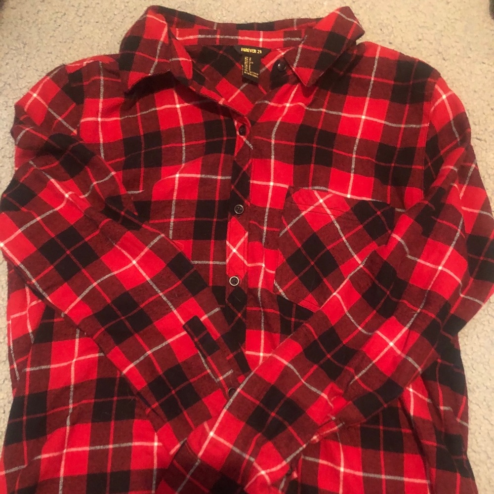 Red Flannel with Quote